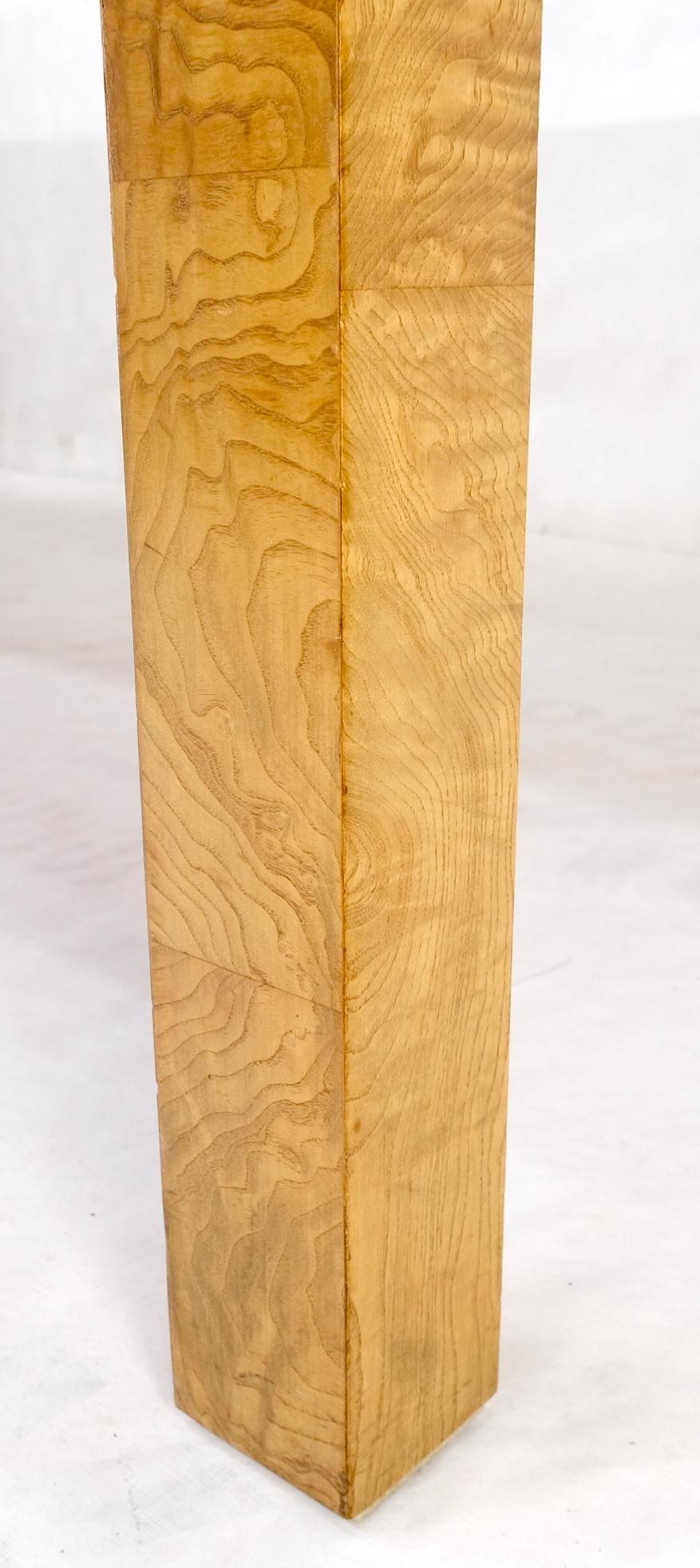 EstablishedLines Parson Burl Walnut Rectangle Lane Furniture Dining Table w/ Two Leaves Mint!