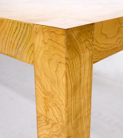 EstablishedLines Parson Burl Walnut Rectangle Lane Furniture Dining Table w/ Two Leaves Mint!