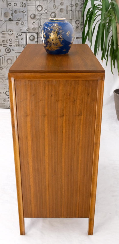 EstablishedLines 6 Drawers Drop Pulls Walnut Mid Century Modern High Chest Dresser Tall Legs MINT