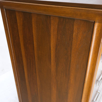 EstablishedLines 6 Drawers Drop Pulls Walnut Mid Century Modern High Chest Dresser Tall Legs MINT