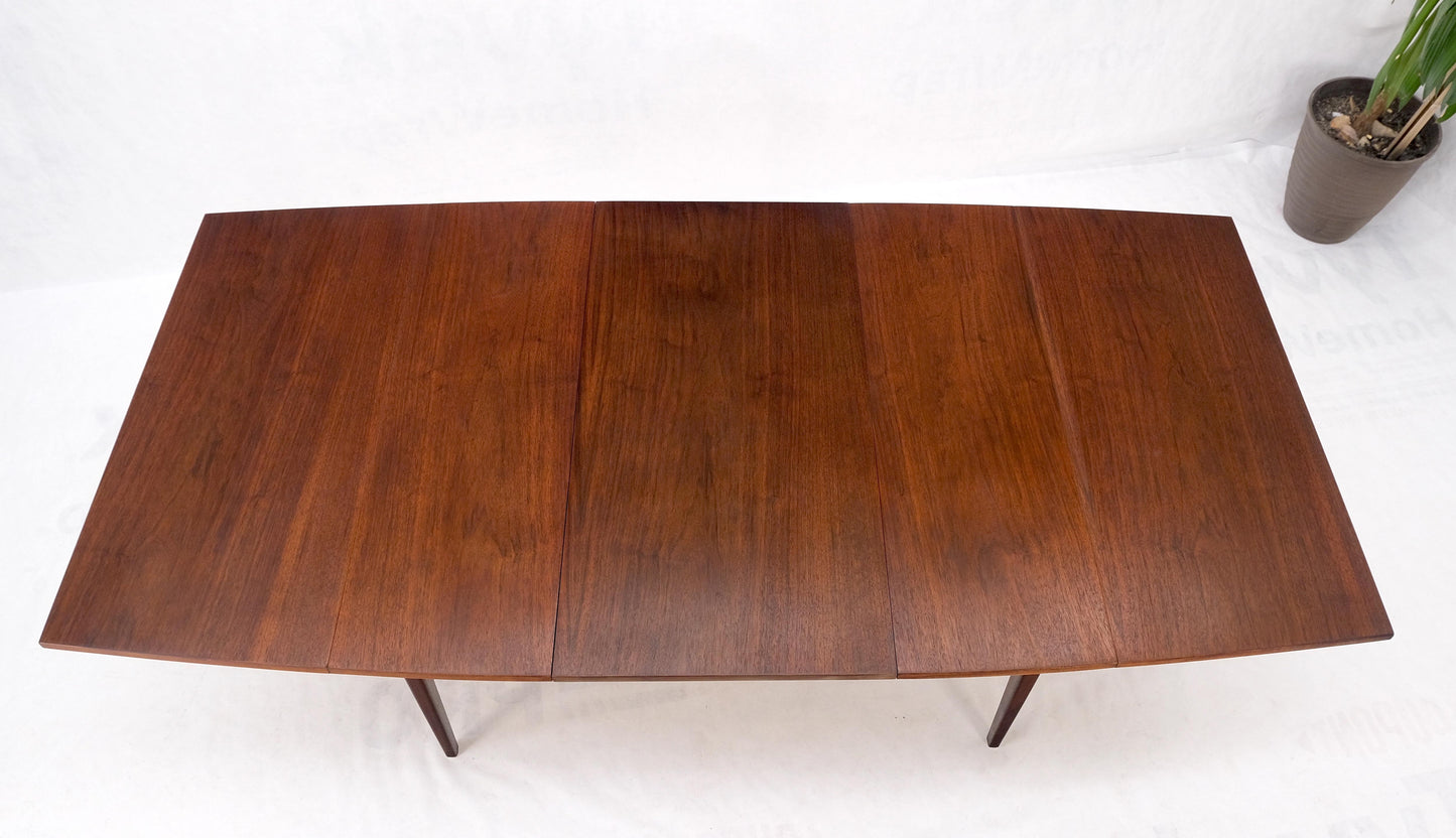 Brass Drop Rings Pulls Low Profile Tapered Legs Long Credenza Mid Century MINT!