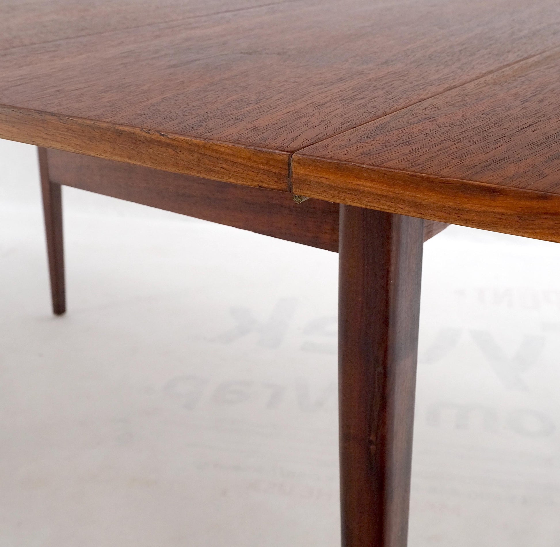EstablishedLines Danish Mid-Century Modern Walnut Drop Leaf Dining Table W/ Extension Leaf Mint!