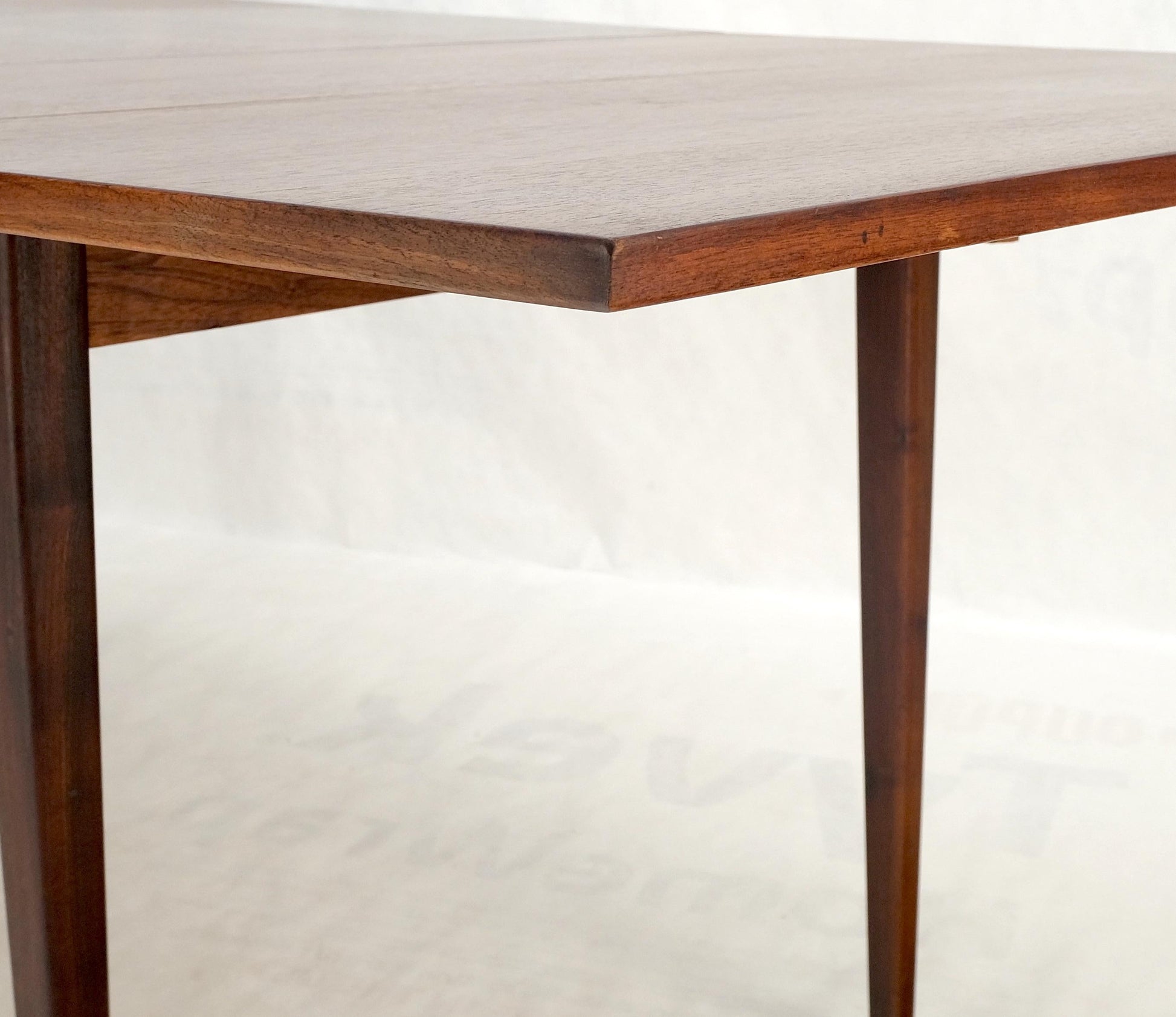 EstablishedLines Danish Mid-Century Modern Walnut Drop Leaf Dining Table W/ Extension Leaf Mint!
