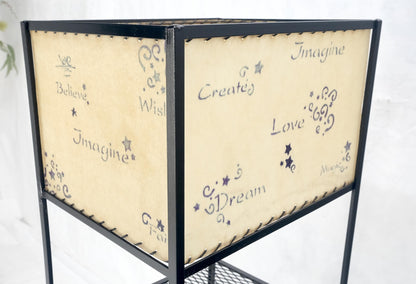 EstablishedLines Frederic Weinberg Mid Century Modern Etagere Shelving Unit Floor Lamp MINT!