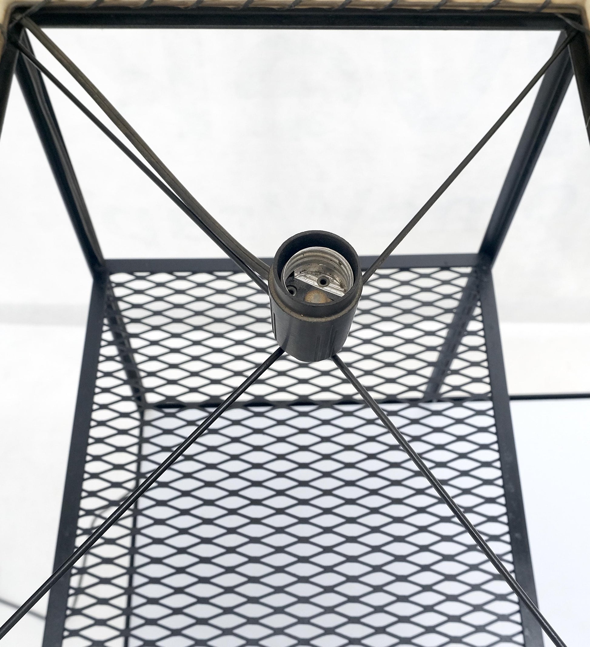 EstablishedLines Frederic Weinberg Mid Century Modern Etagere Shelving Unit Floor Lamp MINT!