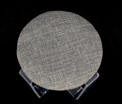 EstablishedLines Bent Lucite Basket Weave Upholstery Piano Stool Bench Mid Century Modern MINT!