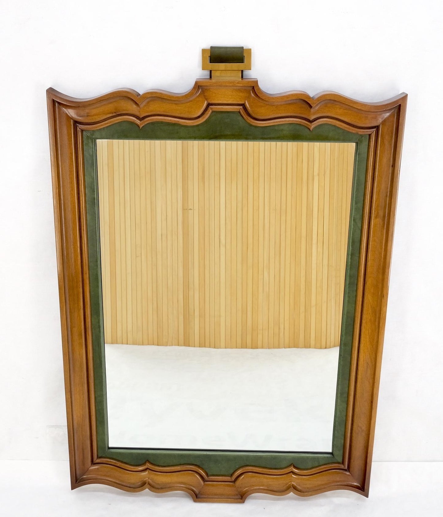 EstablishedLines Grossfeld House Figural Carved Frame Wall Mirror