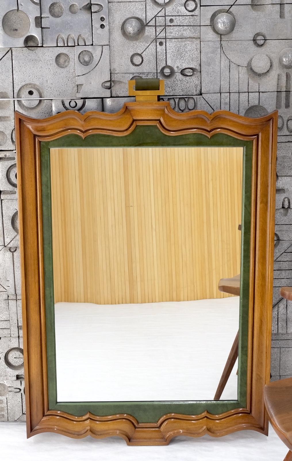 EstablishedLines Grossfeld House Figural Carved Frame Wall Mirror