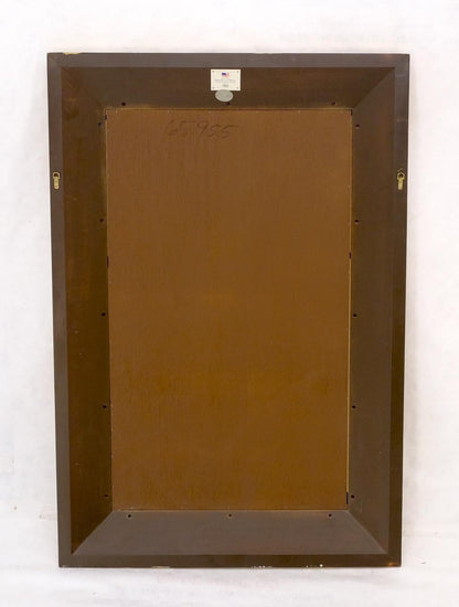 EstablishedLines Large Scallop Edge Gold Gilt Frame Mirror by Baker