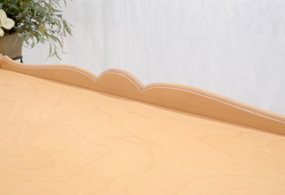 Carved Pickled Beige to White Solid Cherry Raised Panels Brass Hardware Gallery