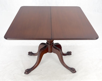 EstablishedLines Ball & Claw Chippendale Style Mahogany Expandable Flip Top Game Console Table