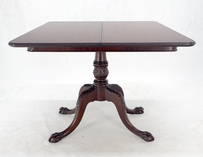 EstablishedLines Ball & Claw Chippendale Style Mahogany Expandable Flip Top Game Console Table