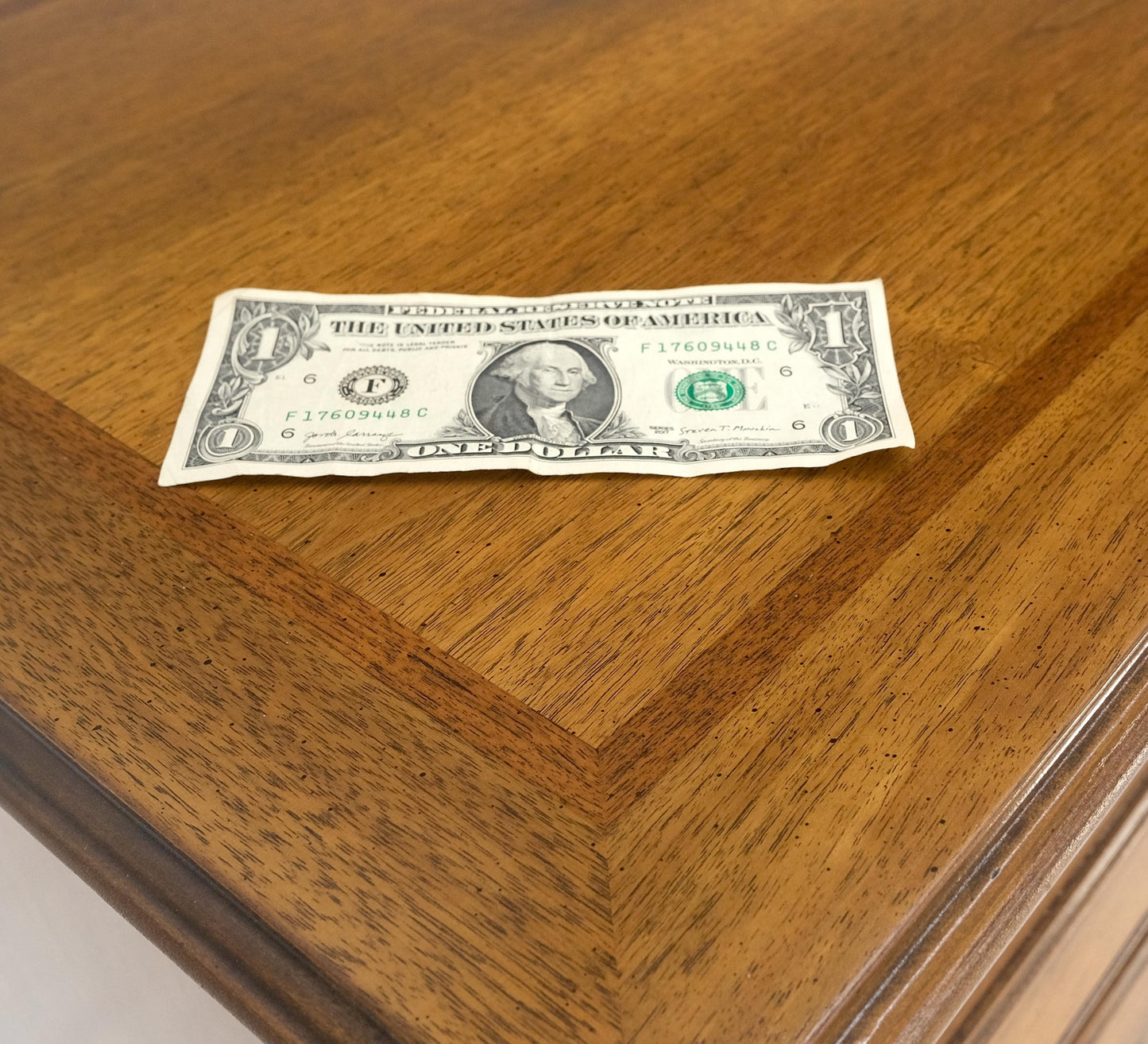 American Walnut 9 Drawers Long Dresser Credenza on Bracket Feet Tomasville MINT!