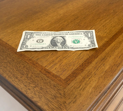 American Walnut 9 Drawers Long Dresser Credenza on Bracket Feet Tomasville MINT!