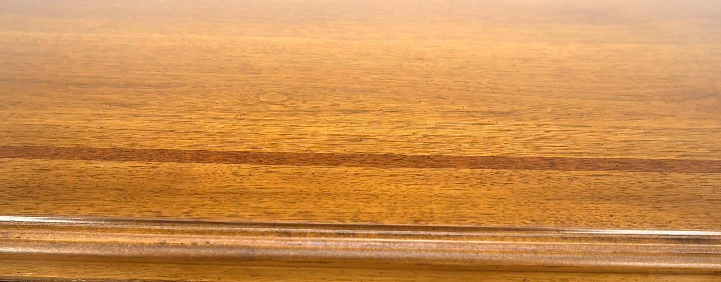American Walnut 9 Drawers Long Dresser Credenza on Bracket Feet Tomasville MINT!