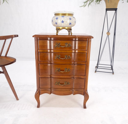 EstablishedLines Country French Solid Cherry Miniature Dresser Chest of Drawers Stands 4 Drawers