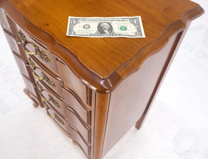 EstablishedLines Country French Solid Cherry Miniature Dresser Chest of Drawers Stands 4 Drawers