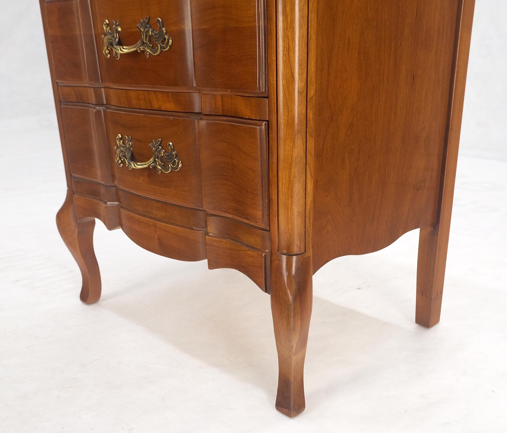 EstablishedLines Country French Solid Cherry Miniature Dresser Chest of Drawers Stands 4 Drawers