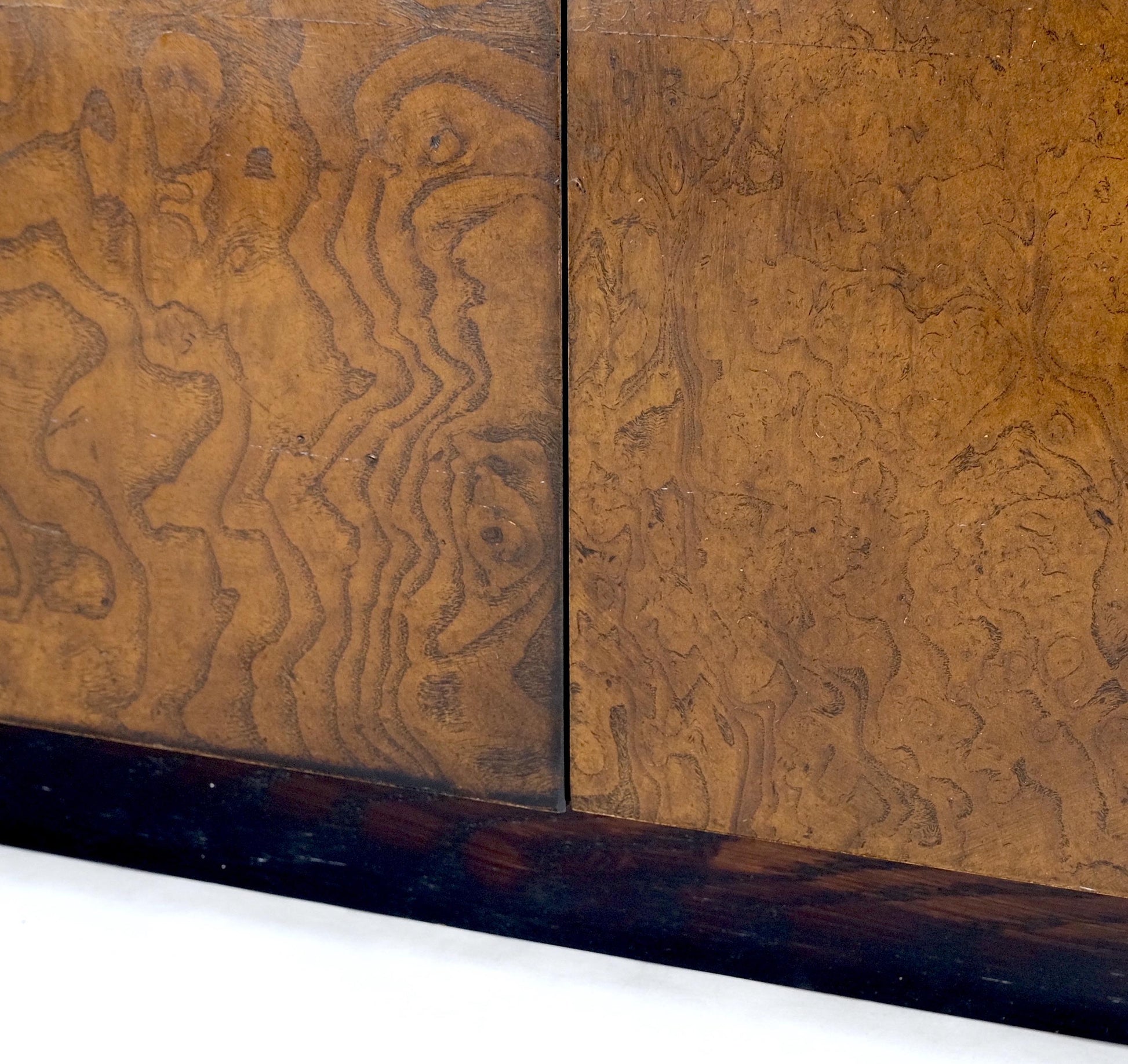 EstablishedLines Mid Century Widdicomb Burl Wood Two Door One Drawer End Table Nightstand Mint!