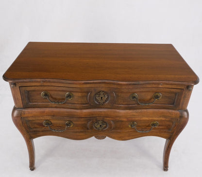 EstablishedLines Two Drawers Spanish Colonial Heavy Solid Wood Planks Construction Chest Dresser