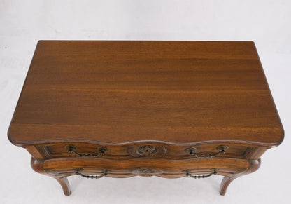 EstablishedLines Two Drawers Spanish Colonial Heavy Solid Wood Planks Construction Chest Dresser