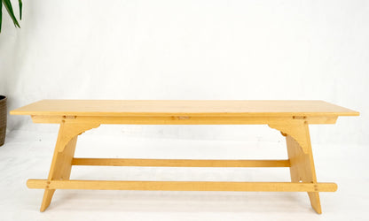 EstablishedLines Arts & Crafts Studio Made Long Oak Bench