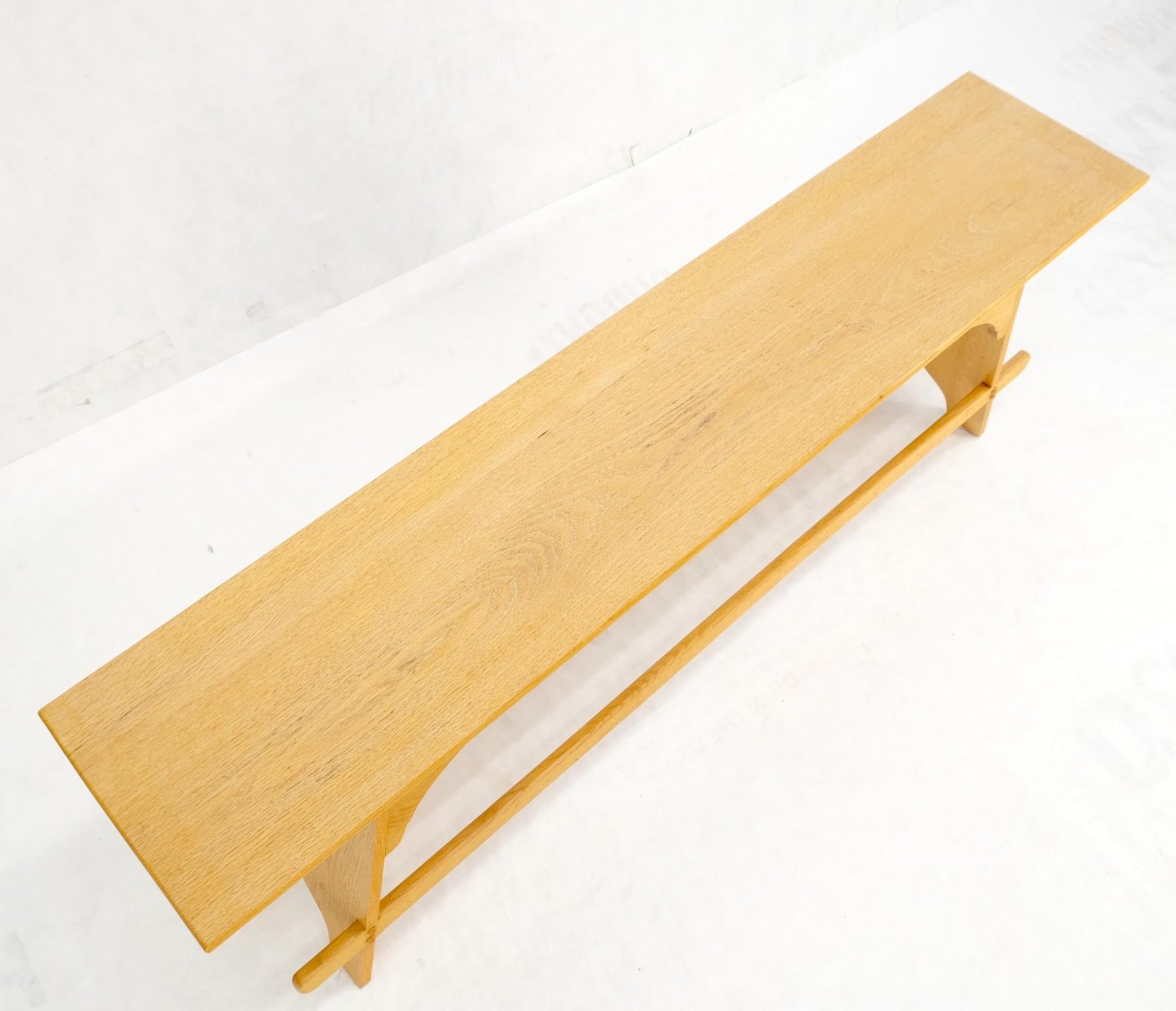 EstablishedLines Arts & Crafts Studio Made Long Oak Bench