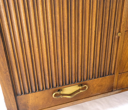 John Stuart American Mid-Century Modern Walnut Long Dresser Credenza Brass MINT!