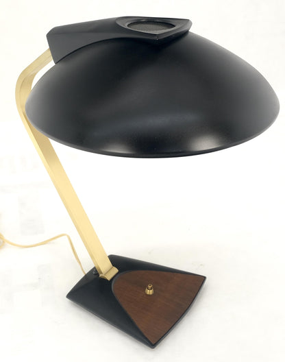 EstablishedLines Vintage c1970s Italian Mid Century Modern Adjustable Brass Desk Table Lamp MINT!