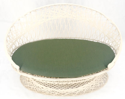 EstablishedLines Russel Woodard Spun Fiberglass Oval Outdoor Loveseat Mid Century Modern MINT