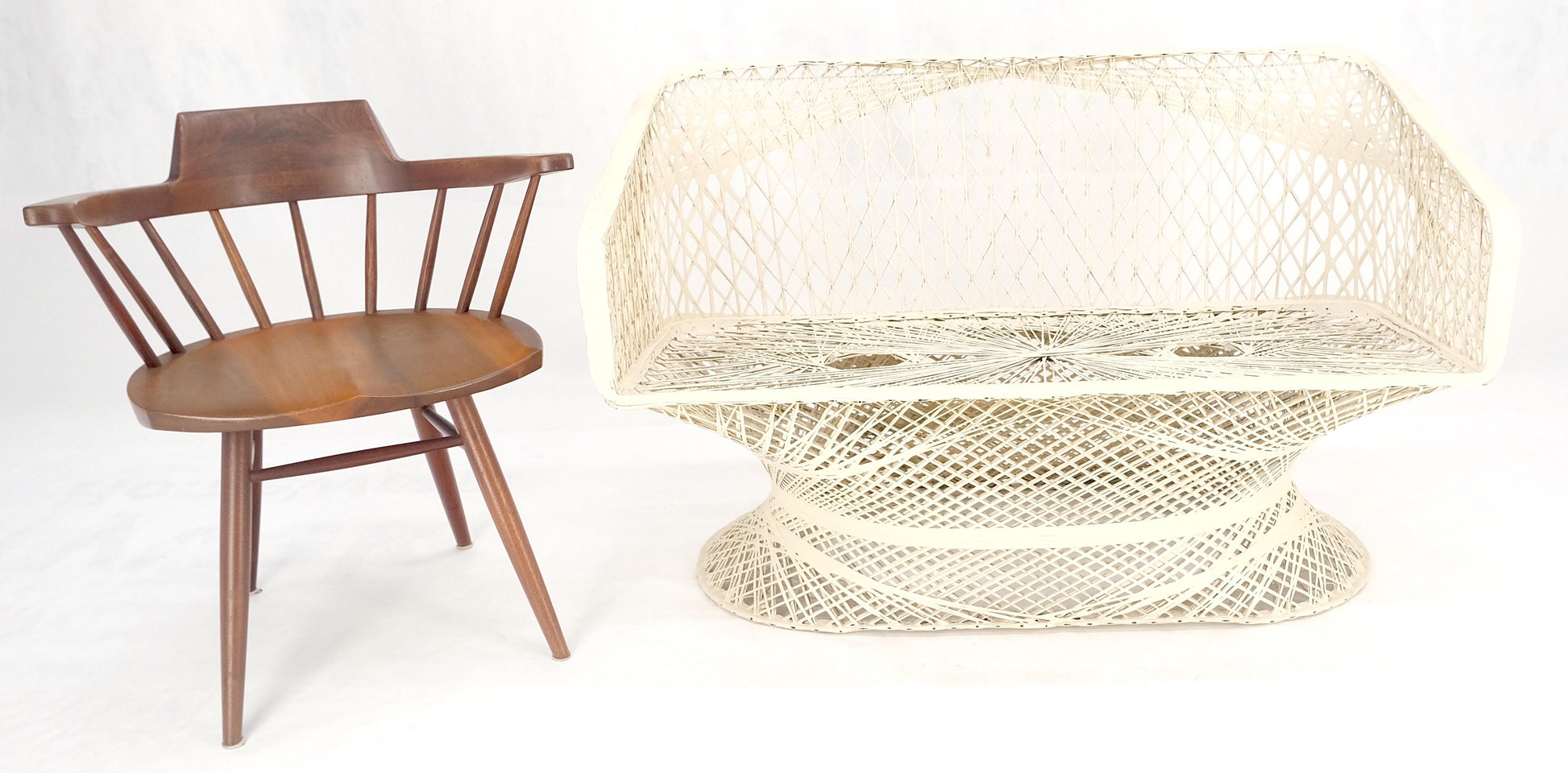 EstablishedLines Russel Woodard Spun Fiberglass Outdoor Sofa Frame Mid Century Modern MINT