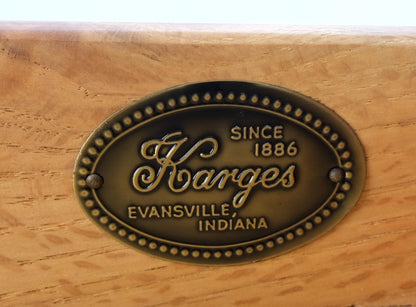 EstablishedLines Long Country French Bombe 8 Drawer White Wash Burl Dresser Credenza Solid & Mint