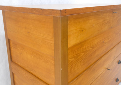 EstablishedLines Large Antique Pine Two Bottom Drawers Trunk Hope Chest Blanket Chest Keyed MINT!