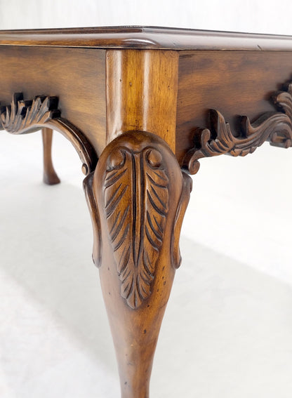 EstablishedLines Spanish Colonial Carved Walnut 1 Drawer Writing Library Table Desk Console MINT!