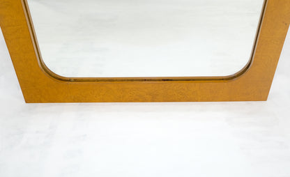 Modern Golden Natural Burl Wood Bedroom Wall Mirror  21" x 47" Contemporary Design