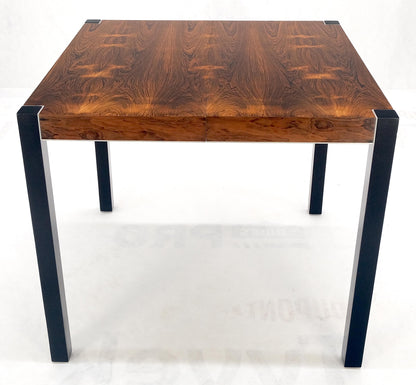 John Stuart Rosewood Top Square Top Game Dining Table Two Extension Boards MINT!