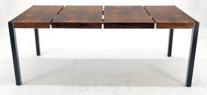 EstablishedLines John Stuart Rosewood Top Square Top Game Dining Table Two Extension Boards MINT!