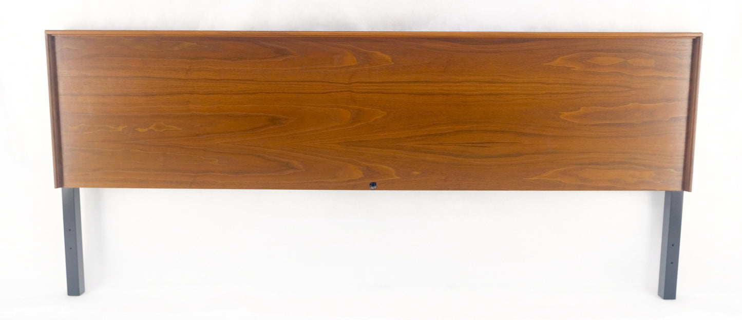 EstablishedLines John Stuart Oiled Walnut Danish Mid Century Modern King Size Bed Headboard MINT!