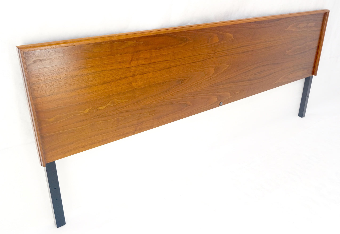 EstablishedLines John Stuart Oiled Walnut Danish Mid Century Modern King Size Bed Headboard MINT!