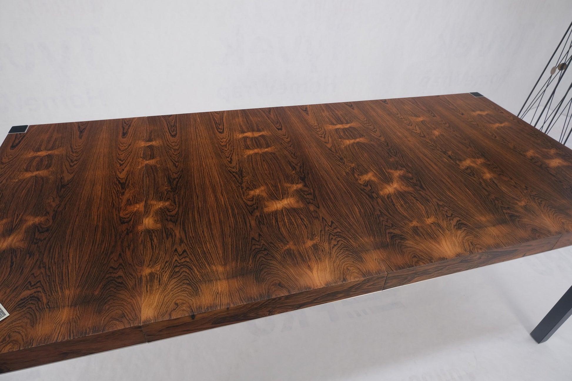 EstablishedLines John Stuart Rosewood Top Square Top Game Dining Table Two Extension Boards MINT!