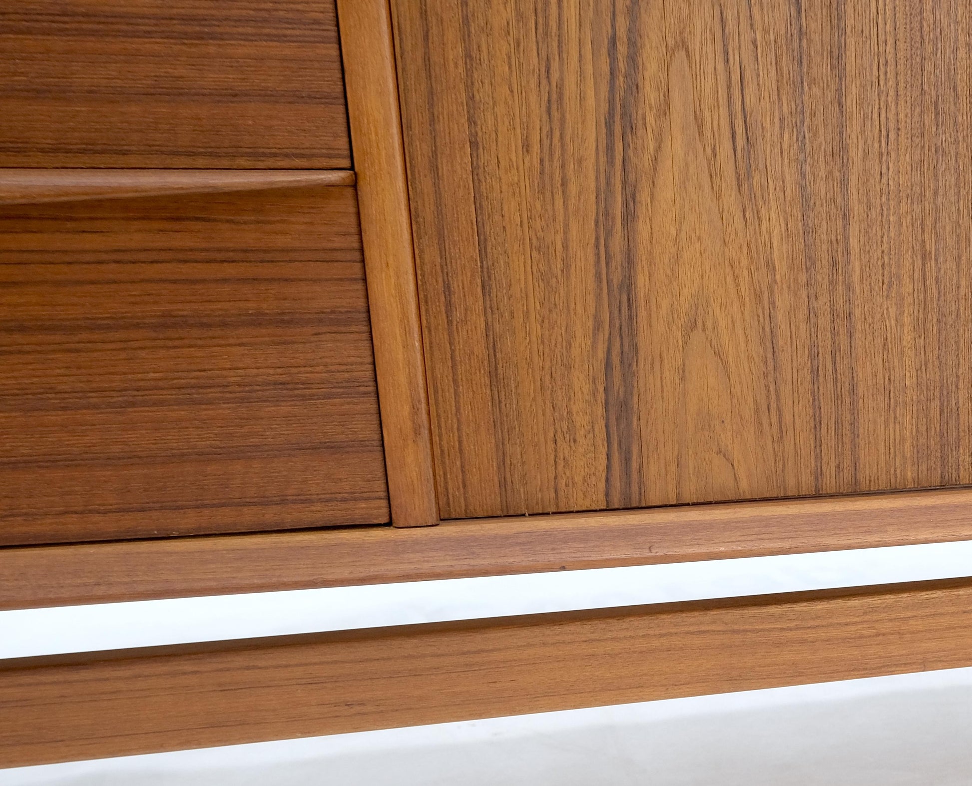 EstablishedLines Teak Danish Mid-Century Modern Tambour Credenza Dresser by Falster Mint!