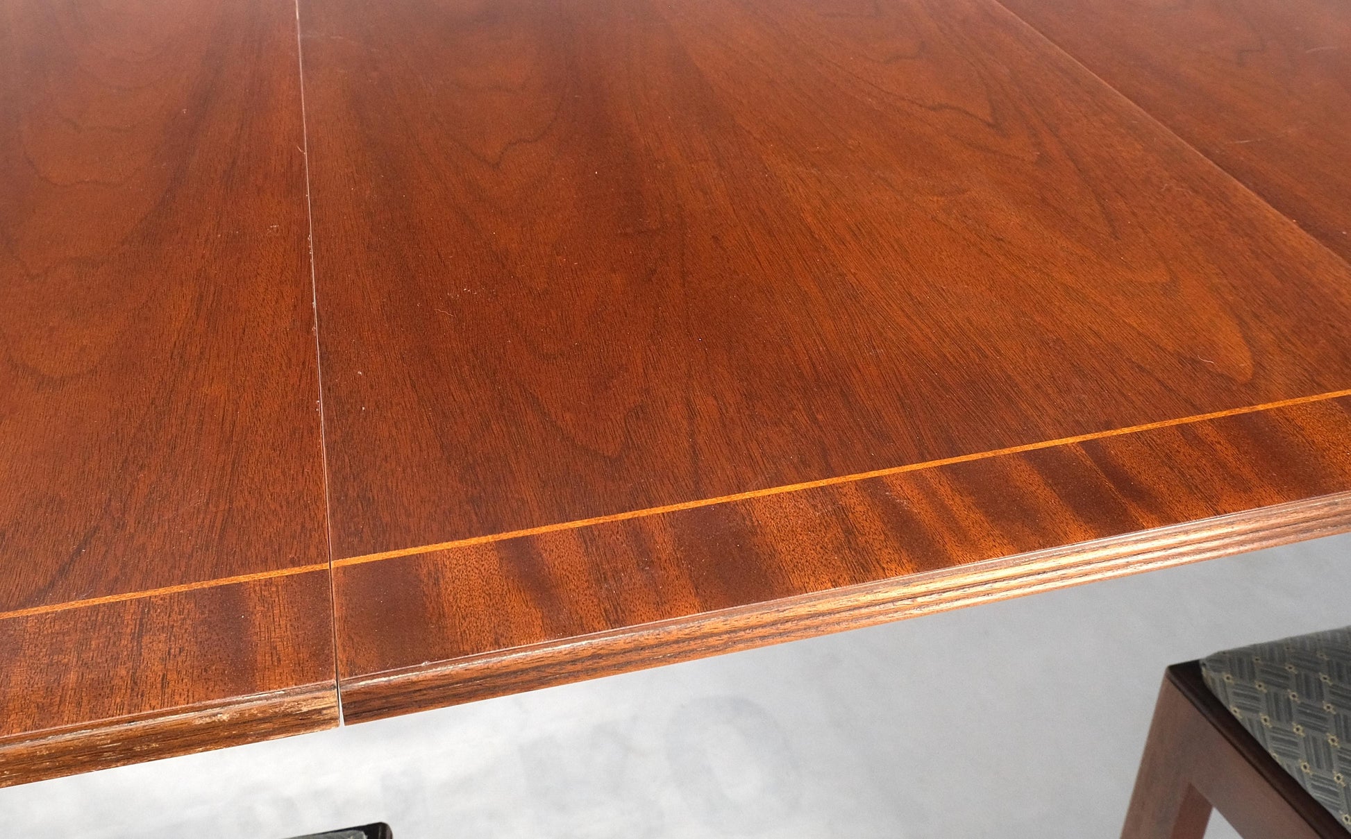 EstablishedLines Baker Charleston Collection Mahogany Banded Dining Table 6 Chairs Set Stunning!