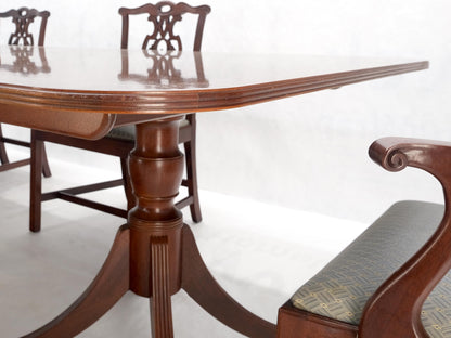 EstablishedLines Baker Charleston Collection Mahogany Banded Dining Table 6 Chairs Set Stunning!