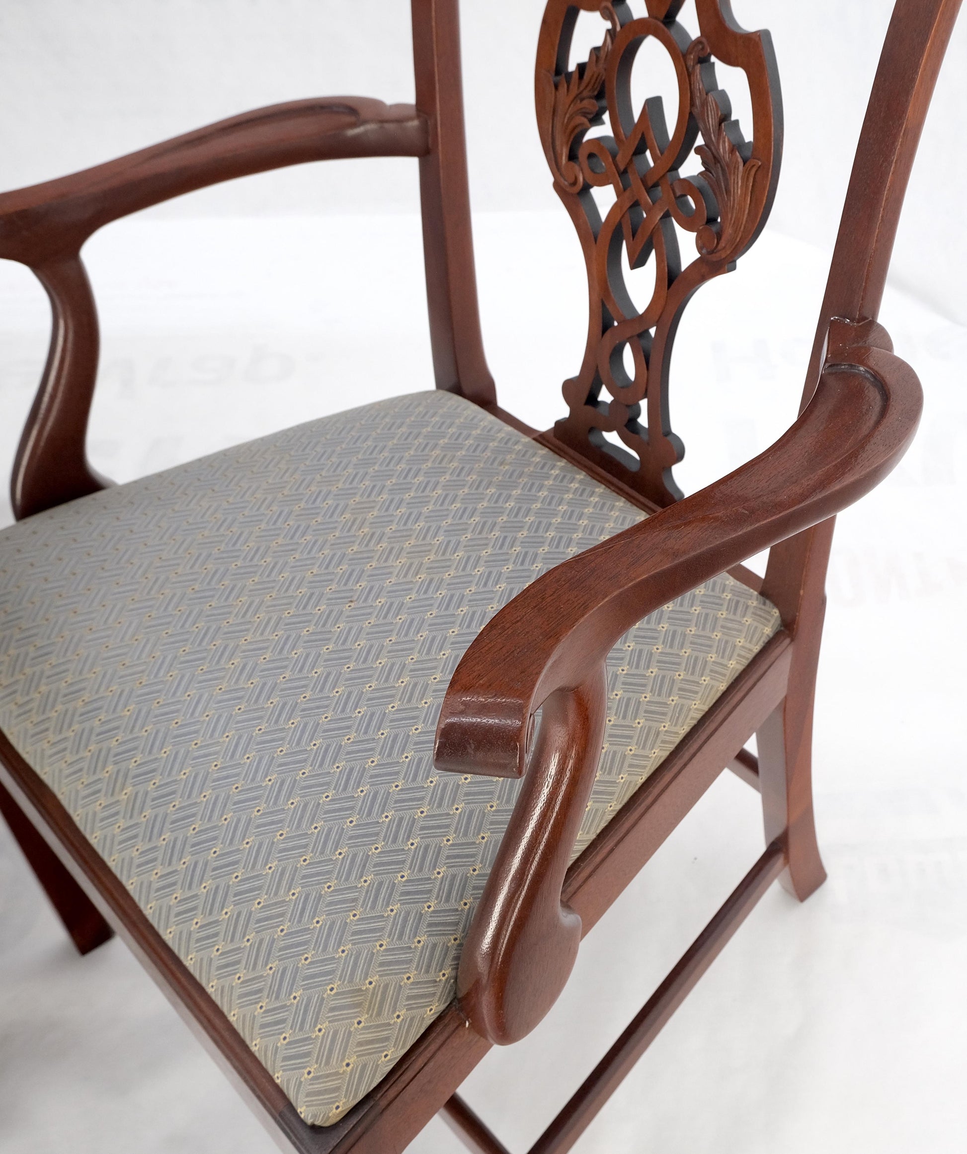 EstablishedLines Baker Charleston Collection Mahogany Banded Dining Table 6 Chairs Set Stunning!