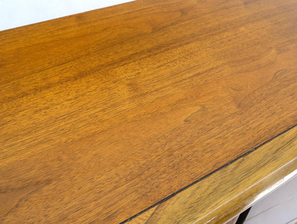 EstablishedLines Mid-Century Modern Diamond Front Walnut 8 Drawers High Chest Dresser Cabinet