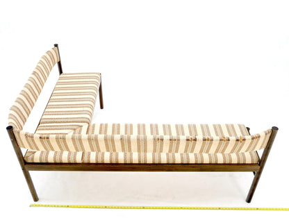 Danish Mid Century Modern L Shape Bench Chairs Dining Table Kitchen Dinette Set