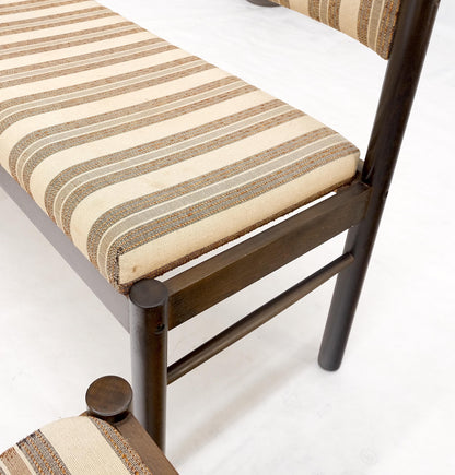 EstablishedLines Danish Mid Century Modern L Shape Bench Chairs Dining Table Kitchen Dinette Set