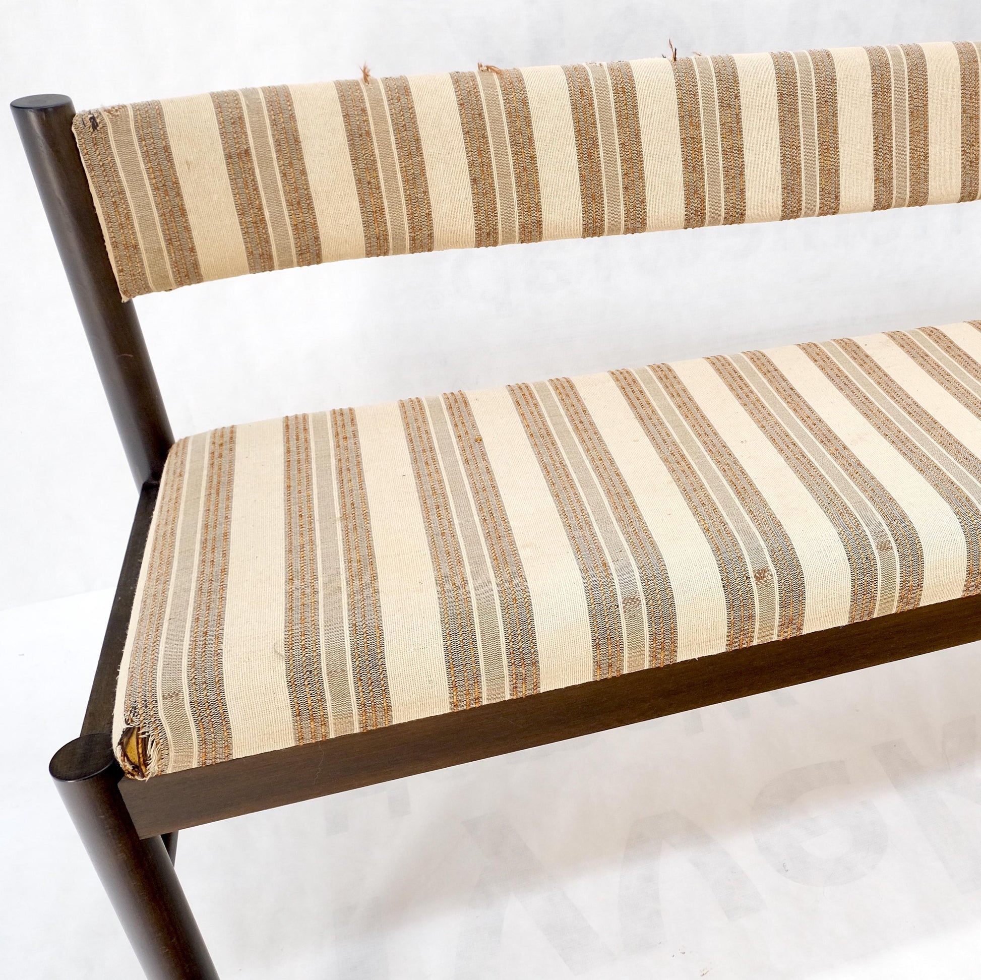EstablishedLines Danish Mid Century Modern L Shape Bench Chairs Dining Table Kitchen Dinette Set