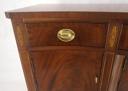 Hickory Chair Crotch Mahogany Serpentine Front Tapered Leg Inlaid Sideboard MINT