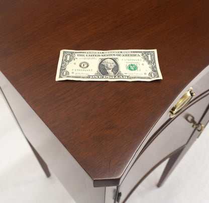Hickory Chair Crotch Mahogany Serpentine Front Tapered Leg Inlaid Sideboard MINT